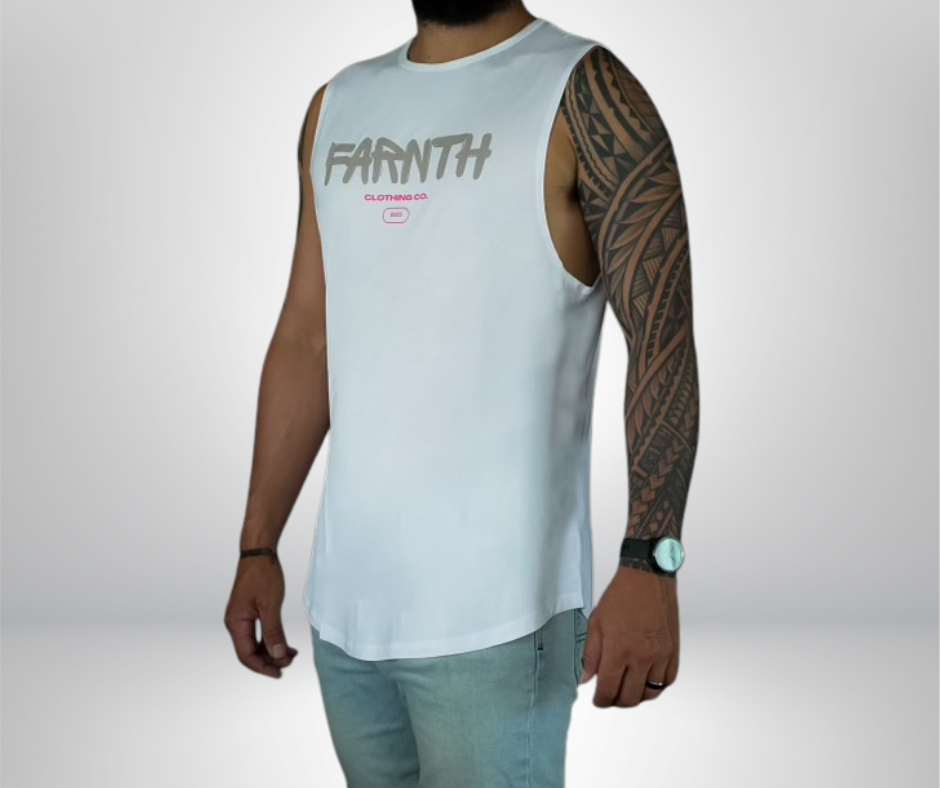 The URBAN Muscle Tank - Unisex White