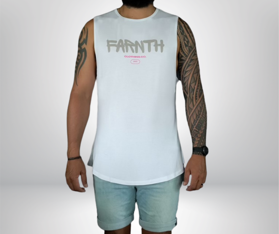 The URBAN Muscle Tank - Unisex White