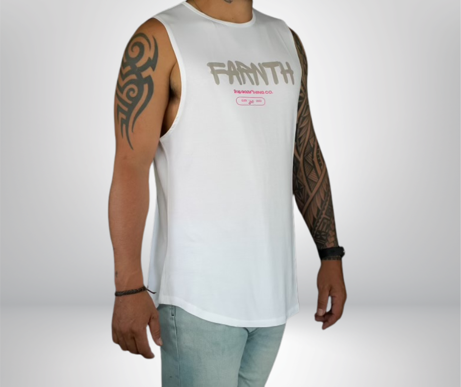 The URBAN Muscle Tank - Unisex White