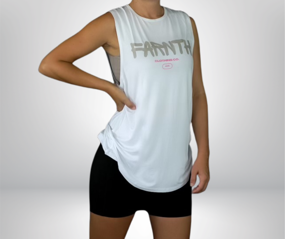 The URBAN Muscle Tank - Unisex White