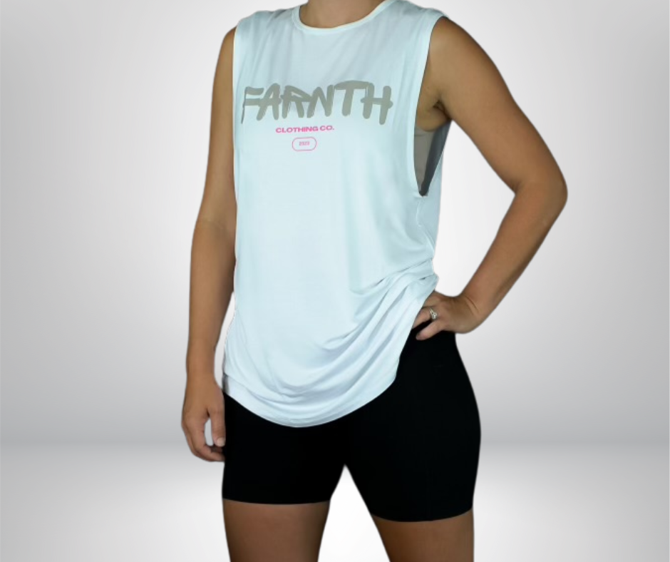 The URBAN Muscle Tank - Unisex White