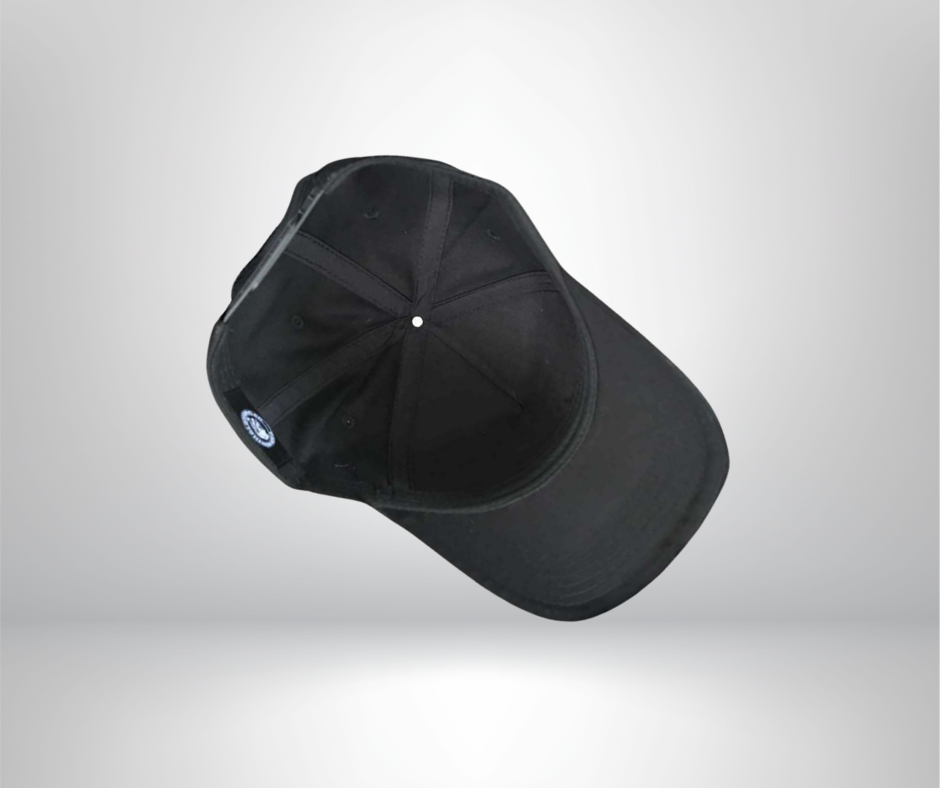 5 Panel SnapBack Cap - Sleek Black