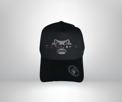 5 Panel SnapBack Cap - Sleek Black