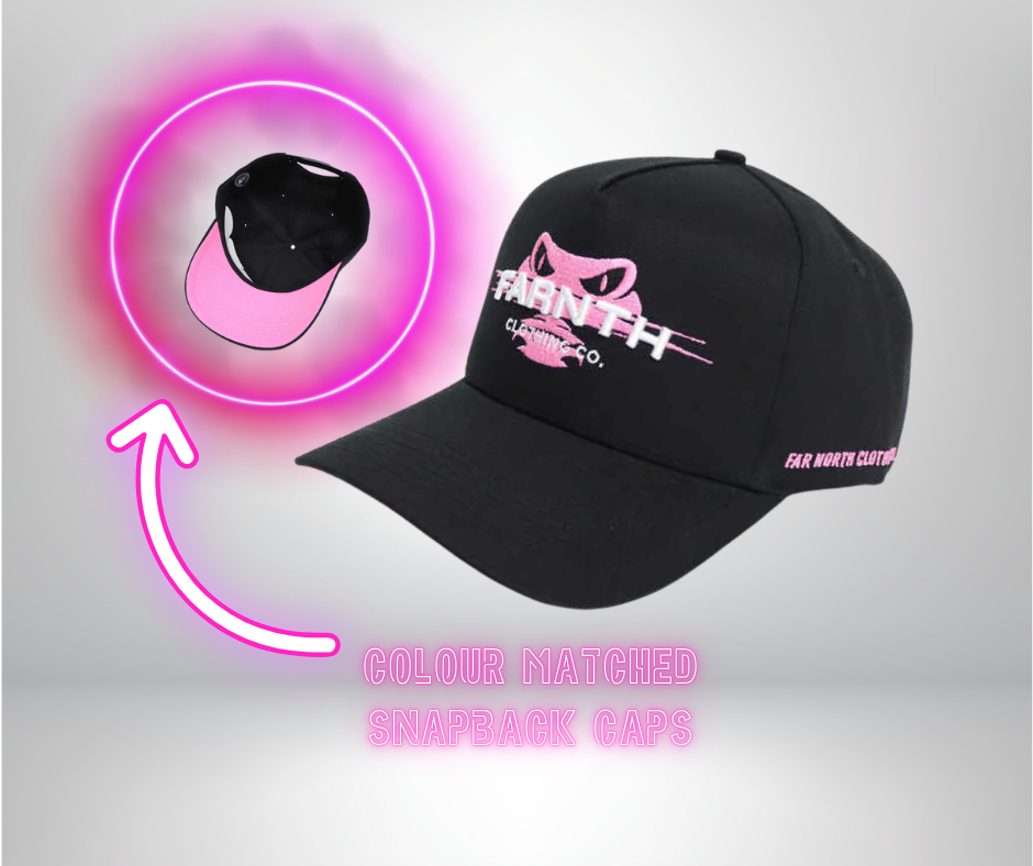 5 Panel SnapBack Cap - Colour Matched