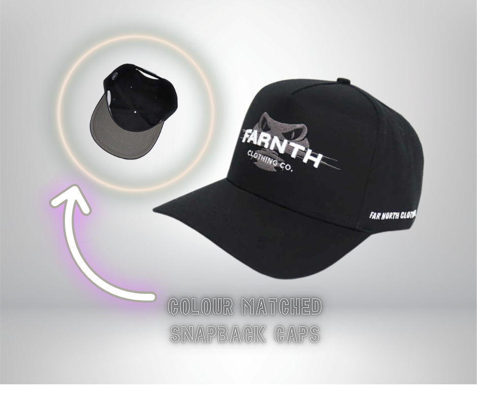 5 Panel SnapBack Cap - Colour Matched