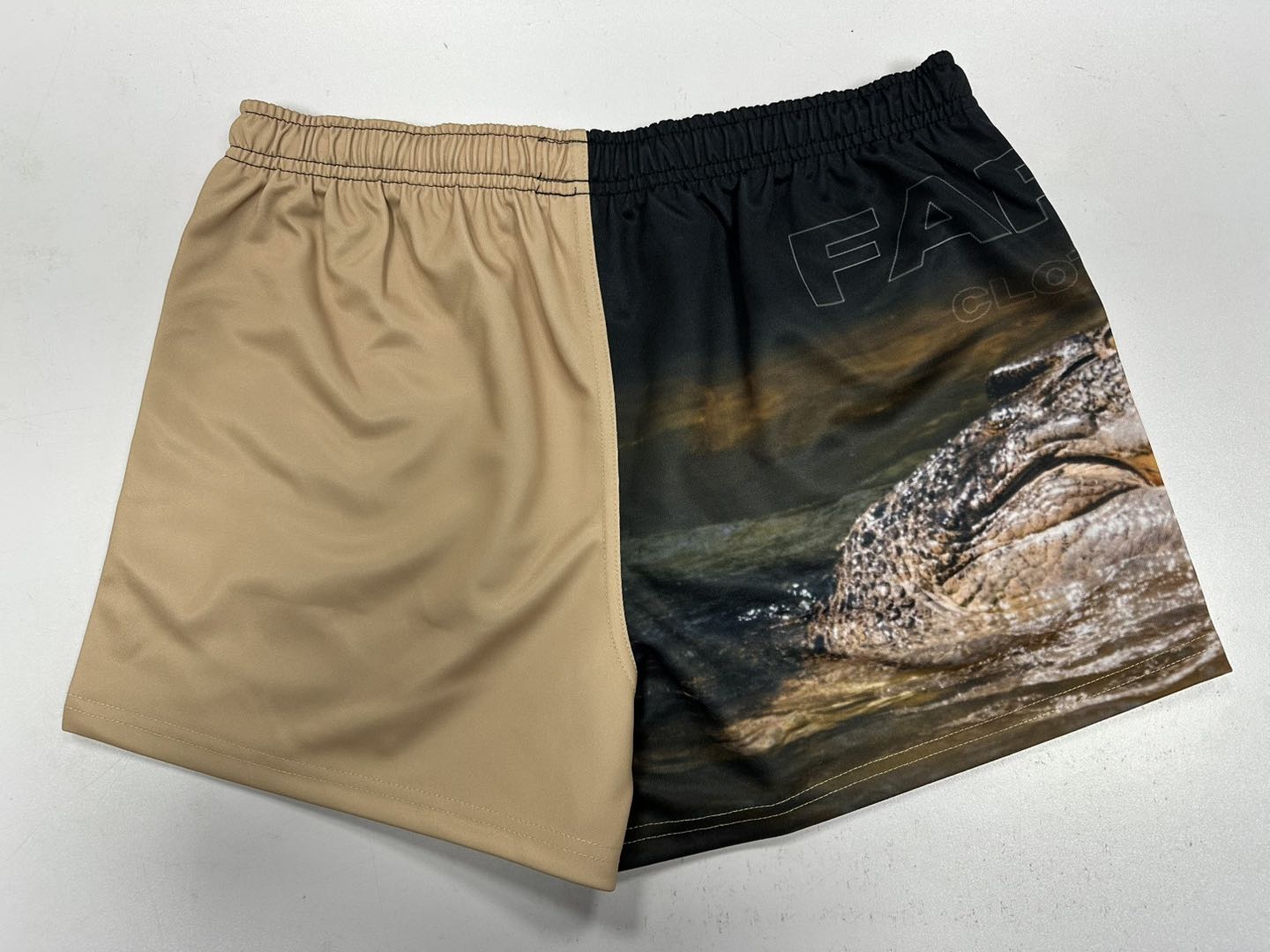 Far North Clothing Co. Footy Shorts - Beige
